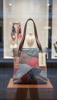 Borsa da donna in pelle con cuciture alla moda, borsa monospalla verticale modello Vesta