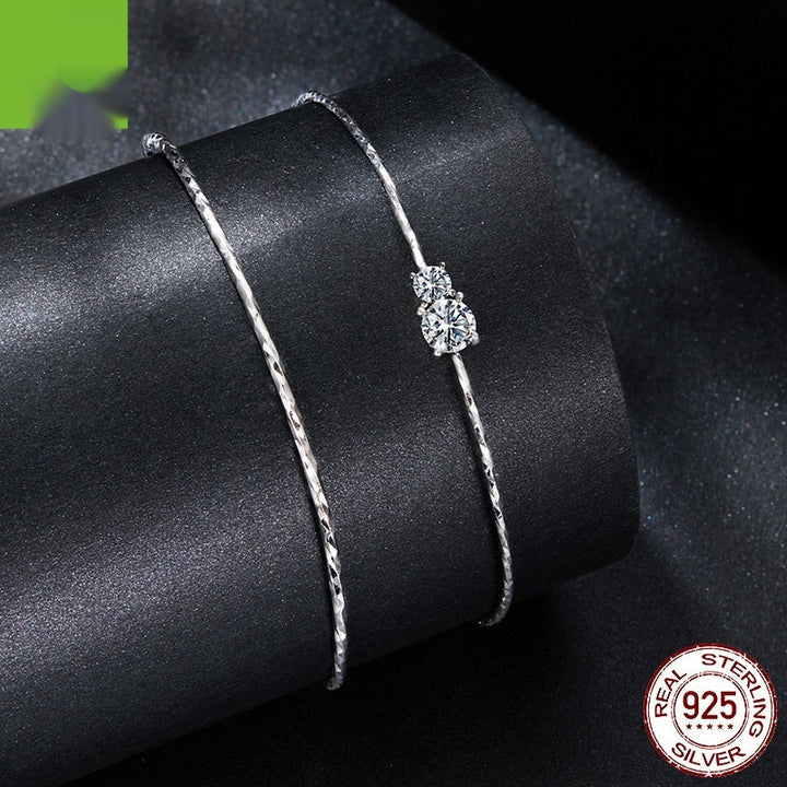 Bracciale Starlight Shining argento s925 e diamante moissanite 1 carato consegna 2 giorni
