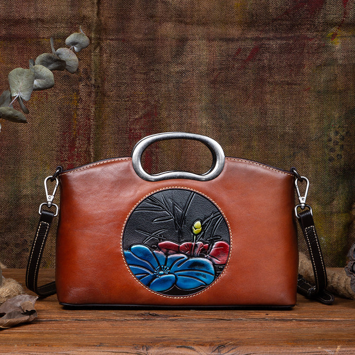 Johnature women's leather limited edition bag
