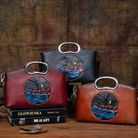 Johnature women's leather limited edition bag