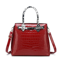 New Women's Handbags Tree Model Black and Red (3 pieces)