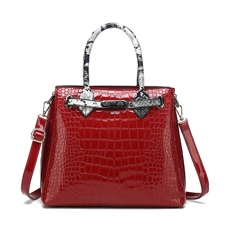 New Women's Handbags Tree Model Black and Red (3 pieces)