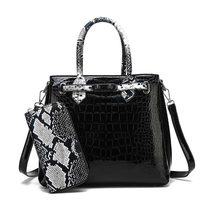 New Women's Handbags Tree Model Black and Red (3 pieces)