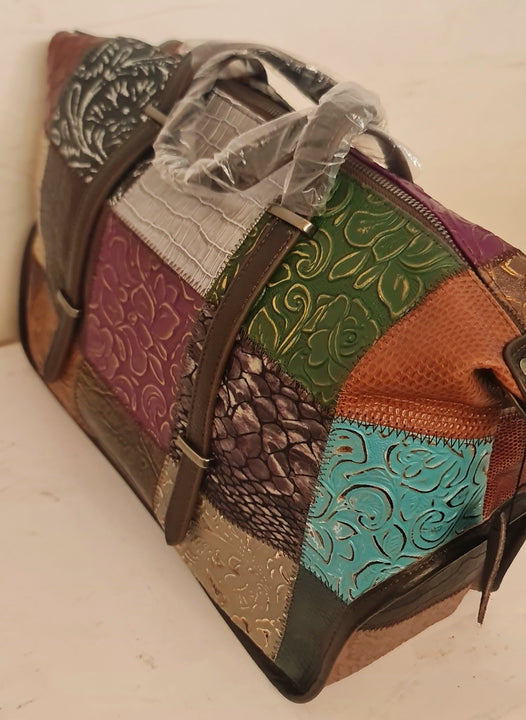 Borsa da donna in pelle di vacchetta modello Gea