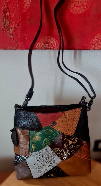 Borsa Donna a Tracolla fashion Alta qualita' Mahena™ modello AURA 24X7,5X23 offerta lancio