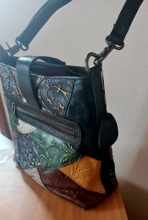 Borsa Donna a Tracolla fashion Alta qualita' Mahena™ modello AURA 24X7,5X23 offerta lancio