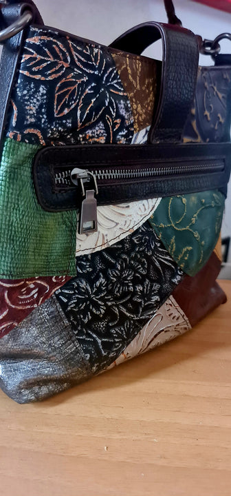Borsa Donna a Tracolla fashion Alta qualita' Mahena™ modello AURA 24X7,5X23 offerta lancio