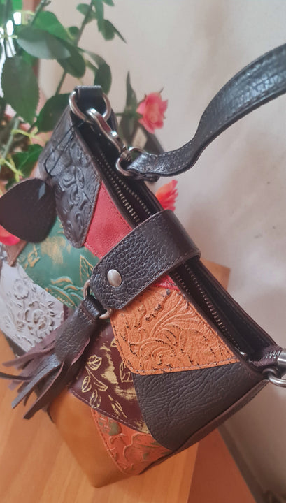 Borsa Donna a Tracolla fashion Alta qualita' Mahena™ modello AURA 24X7,5X23 offerta lancio