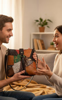 Borsa Donna a Tracolla fashion Alta qualita' Mahena™ modello AURA 24X7,5X23 offerta lancio