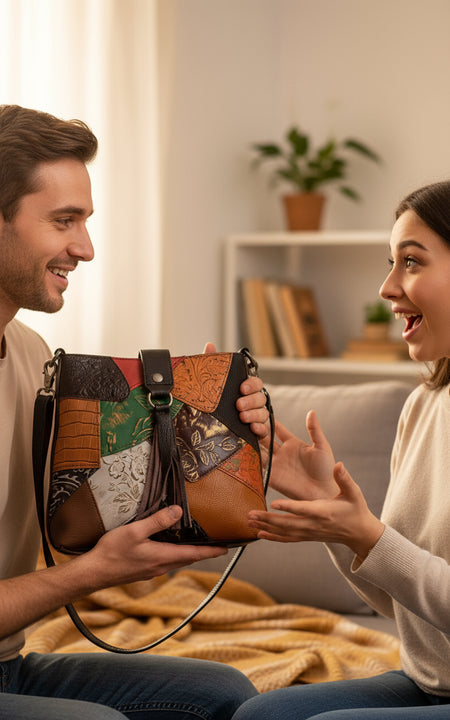 Borsa Donna a Tracolla fashion Alta qualita' Mahena™ modello AURA 24X7,5X23 offerta lancio