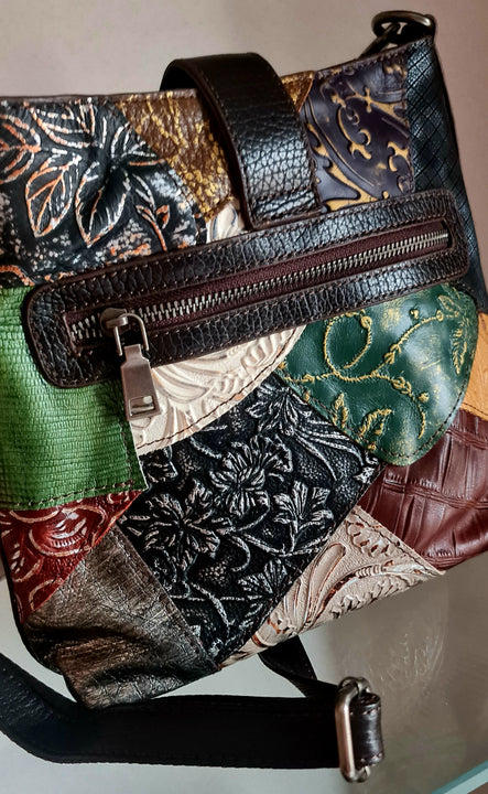 Borsa Donna a Tracolla fashion Alta qualita' Mahena™ modello AURA 24X7,5X23 offerta lancio