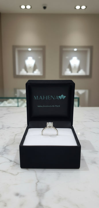 Anello regolabile in argento S925 con moissanite 2 carati con certificato Gra moissanite diamante