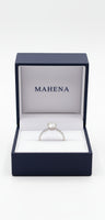 Anello regolabile in argento S925 con moissanite 2 carati con certificato Gra moissanite diamante
