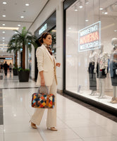Borse da donna in pelle di vacchetta alla moda MULTICOLOR