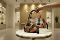 Fashionable MULTICOLOR women's cowhide leather bags available for pre-order from June 5th
