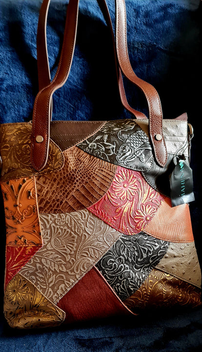 Borsa da donna in pelle con cuciture alla moda, borsa monospalla verticale modello Vesta