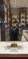 Matilde Lounge Beautiful!!! Shiny embroidered PU shoulder bag with golden flowers, black or red.