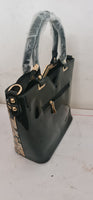 Matilde Lounge Beautiful!!! Shiny embroidered PU shoulder bag with golden flowers, black or red.