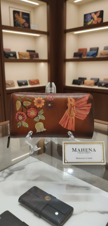 portafogli donna esclusivo in pelle Mahena collection MODELLO CINDY