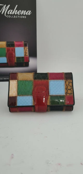 portafogli donna esclusivo in pelle Mahena collection MODELLO LIBERTY SMALL