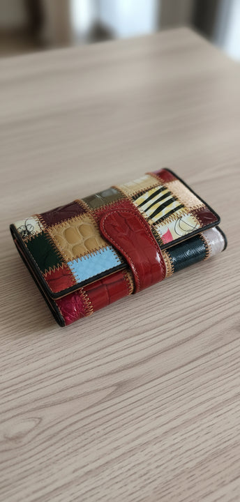 portafogli donna esclusivo in pelle Mahena collection MODELLO LIBERTY SMALL