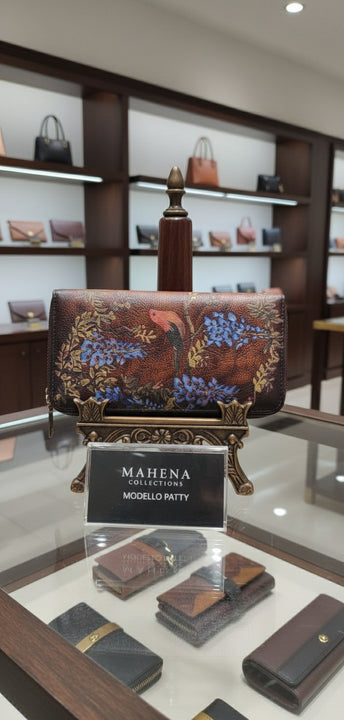 portafogli donna esclusivo in pelle Mahena collection MODELLO PATTY