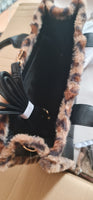 granulated faux leather bag Felina model