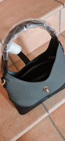 Small Patricia Shoulder and Crossbody Bag in Canvas and Faux Leather