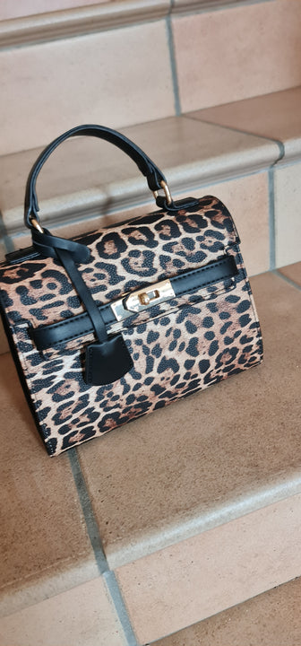 Leopard mini handbag Zazie model small size super cheap