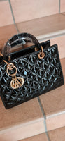 Dalida Glossy small-sized handbag, high-class French design