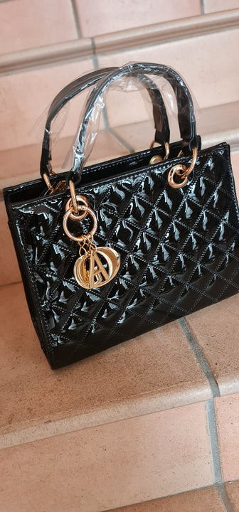 Dalida Glossy small-sized handbag, high-class French design