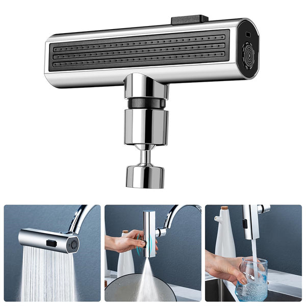 Rubinetto da cucina Cascata Uscita Anti-Schizzi Universale Rotante Gorgogliatore Multifunzionale