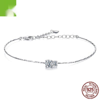 Bracciale Starlight Shining argento s925 e diamante moissanite 1 carato consegna 2 giorni