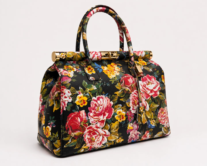 MAHENA Secret Garden – Borsa Scultorea Floreale Made in Italy