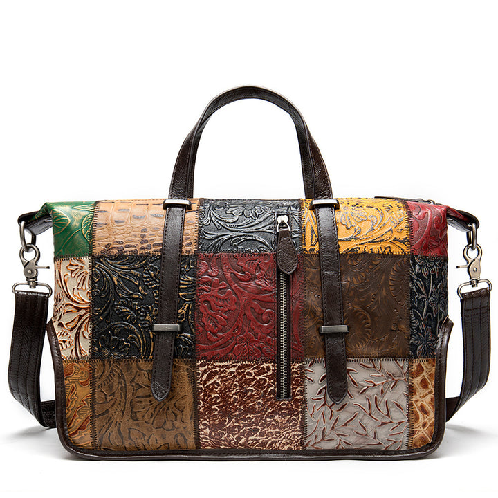Borsa da donna in pelle di vacchetta modello Gea