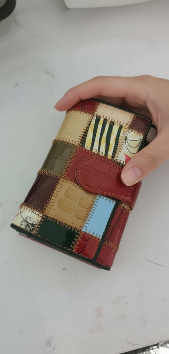 portafogli donna esclusivo in pelle Mahena collection MODELLO LIBERTY SMALL