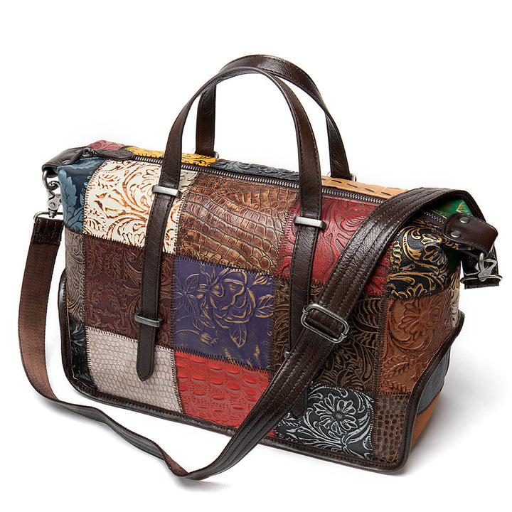 Borsa da donna in pelle di vacchetta modello Gea