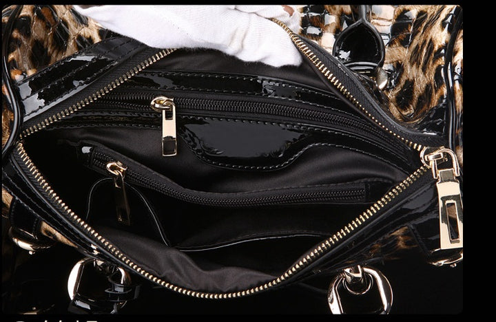 Borsa a mano con stampa leopardata, alla moda modello Dione consegna in 15 giorni prenotala ora BELLISSIMA E UNICA