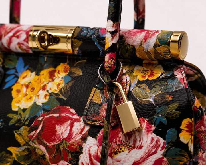 MAHENA Secret Garden – Sculptural Floral Handbag Made in Italy