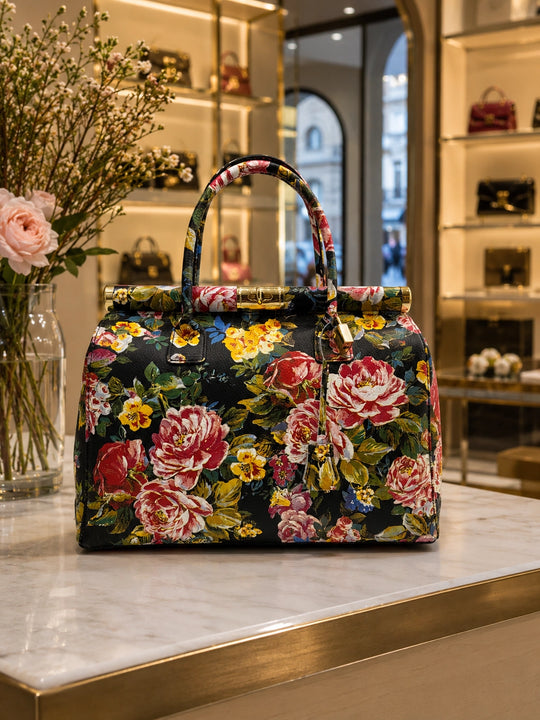 MAHENA Secret Garden – Borsa Scultorea Floreale Made in Italy