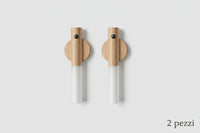 Wireless Night Light 2 PCS USB LED with PIR Motion Sensor, Magnetic Wood