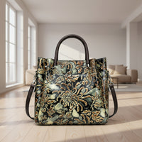 Borsa piccola a tracolla da donna con stampa tridimensionale in rilievo PELLE MODELLO LILLY