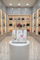 AISHA – Premium Vegan Leather Floral Handbag