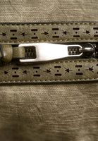 Women's vintage eco-leather handbag ARMY model