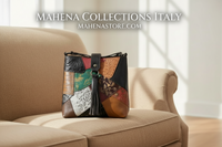 Borsa Donna a Tracolla fashion Pelle Mahena™ modello AURA 24X7,5X23 offerta lancio