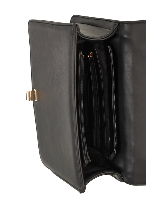 CATERINA shoulder bag with quilted pattern and chain shoulder strap