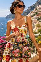 MAHENA Secret Garden – Borsa Scultorea Floreale Made in Italy