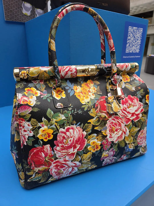 MAHENA Secret Garden – Borsa Scultorea Floreale Made in Italy
