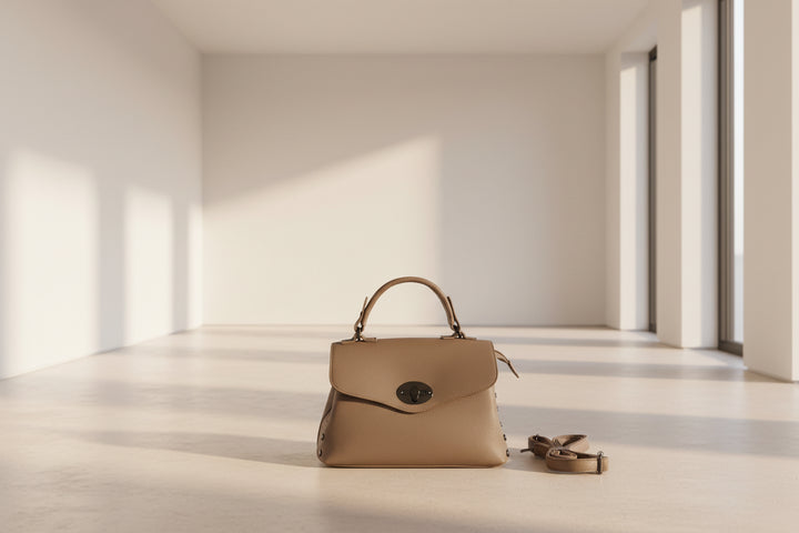 HANDBAG WITH SHOULDER STRAP, FEATURING MADRID FLAP