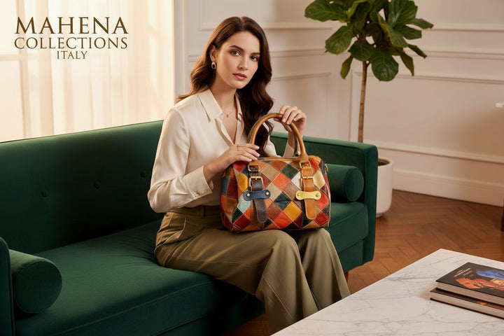 Fashionable MULTICOLOR women's cowhide leather bags available for pre-order from June 5th